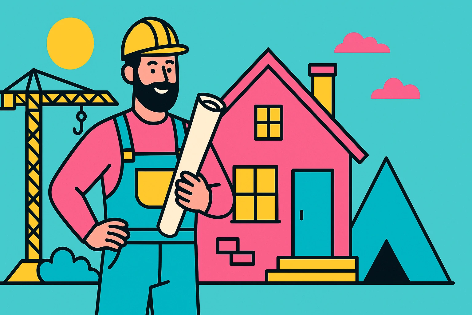 Illustration for email base 507 Home builders in the Brittany region