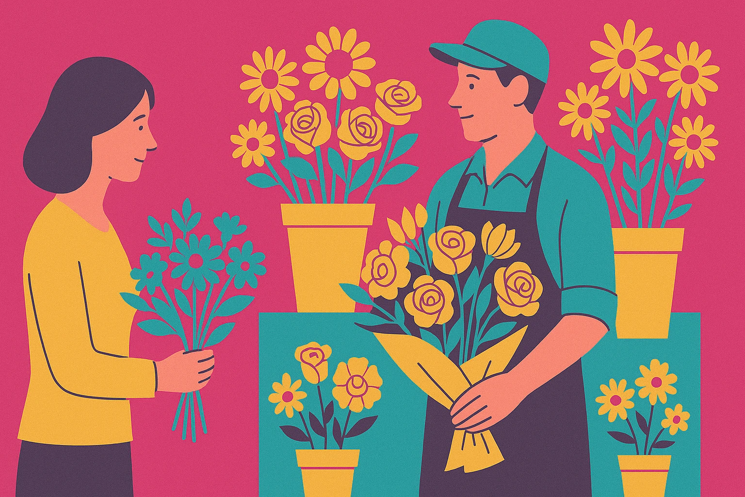 Illustration for email base 12049 Fleuriste in France