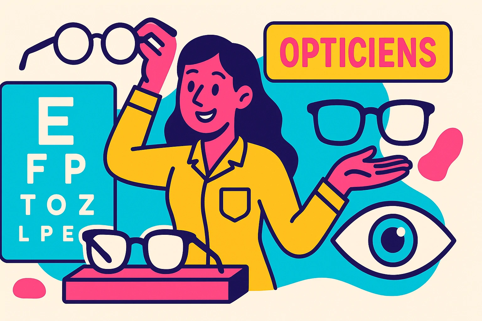 Illustration for email base 592 Opticians in department 59