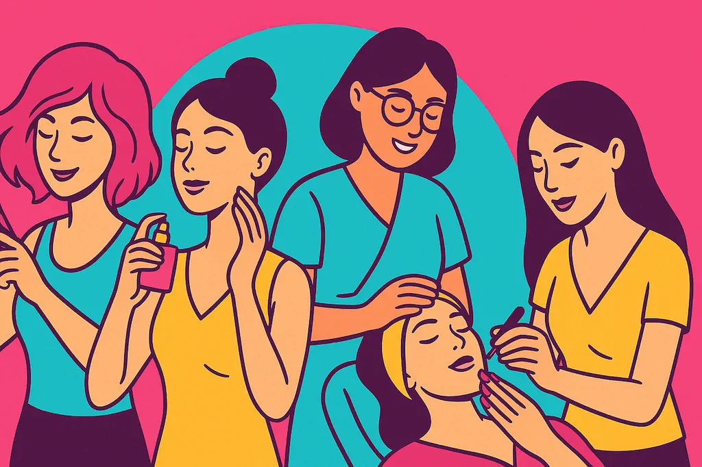 Illustration for email base 3659 Beauty care in department 83