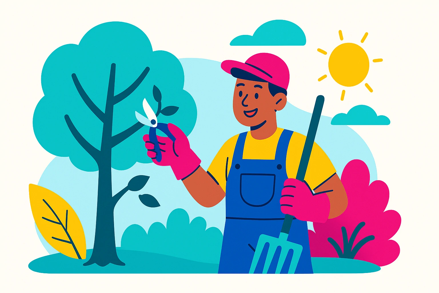 Illustration for email base 670 Landscapers in department 44