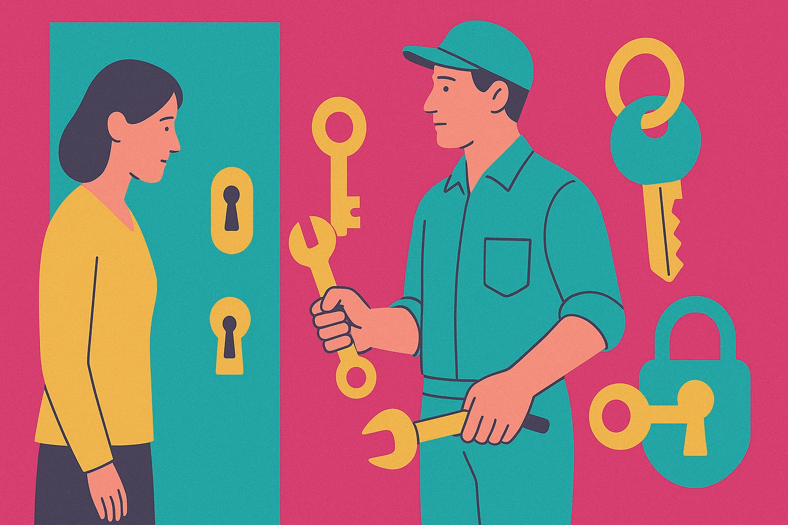 Illustration for email base 5185 Serruriers in France